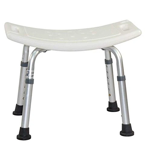 DZX Sgabello per Doccia/Vasca da Bagno Alluminio Leggero Panca Antiscivolo per Doccia - Sedia per Doccia di Sicurezza Rego...