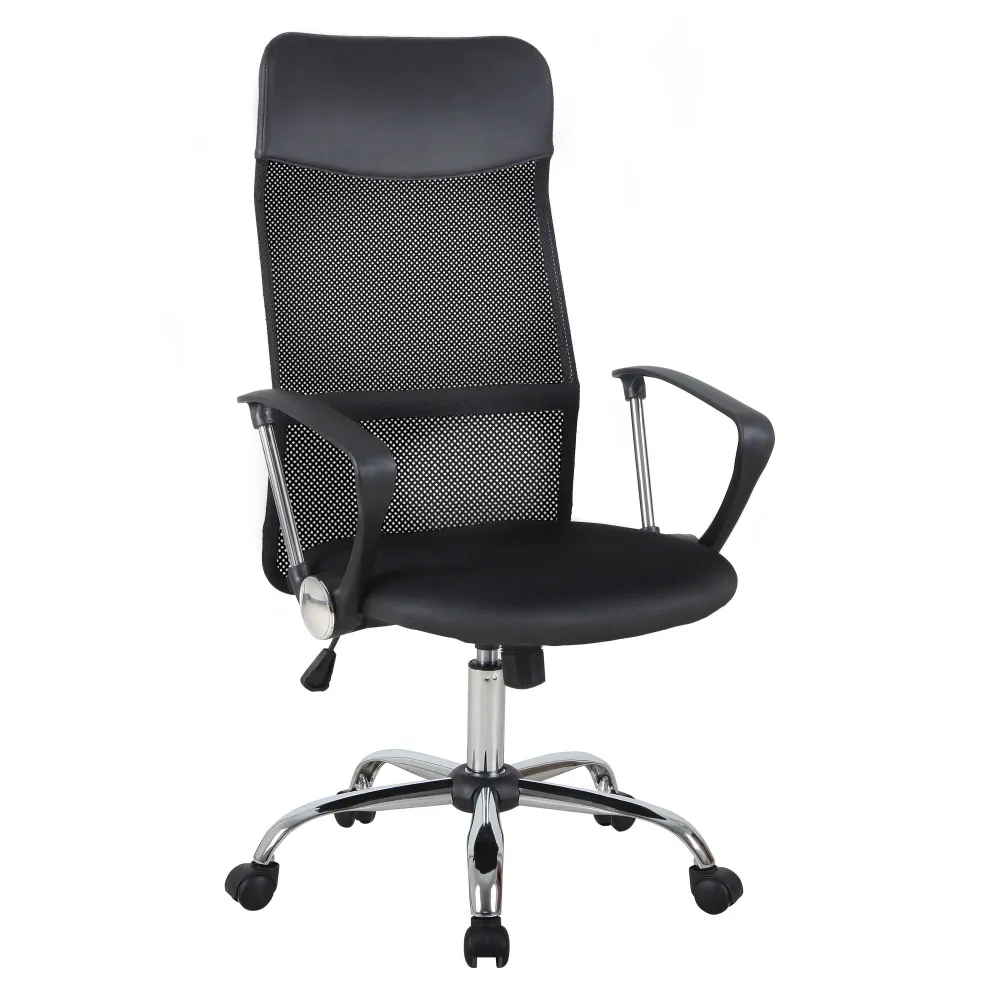 Easycomfort Sedia Ergonomica da Ufficio Girevole e Dondolo con Ruote, Altezza Regolabile e Schienale Rete, 63x65x109-119cm...