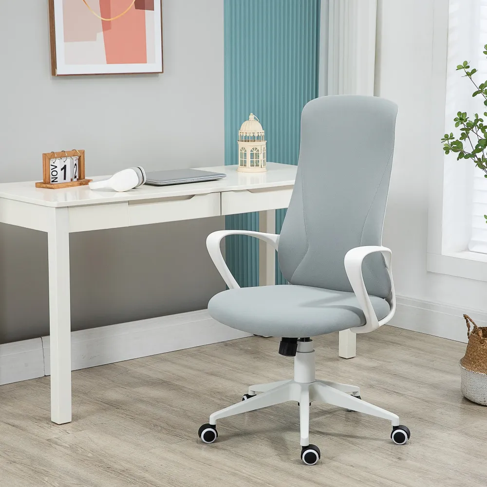 Easycomfort Sedia da Ufficio Ergonomica con Altezza Regolabile e Funzione di Inclinazione, 62x56x110-119.5 cm