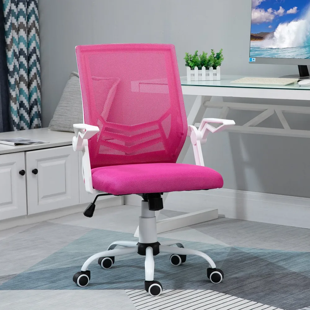 Easycomfort Sedia da Ufficio Ergonomica con Braccioli e Supporto Lombare, Poltrona Ufficio Girevole e Altezza Regolabile T...