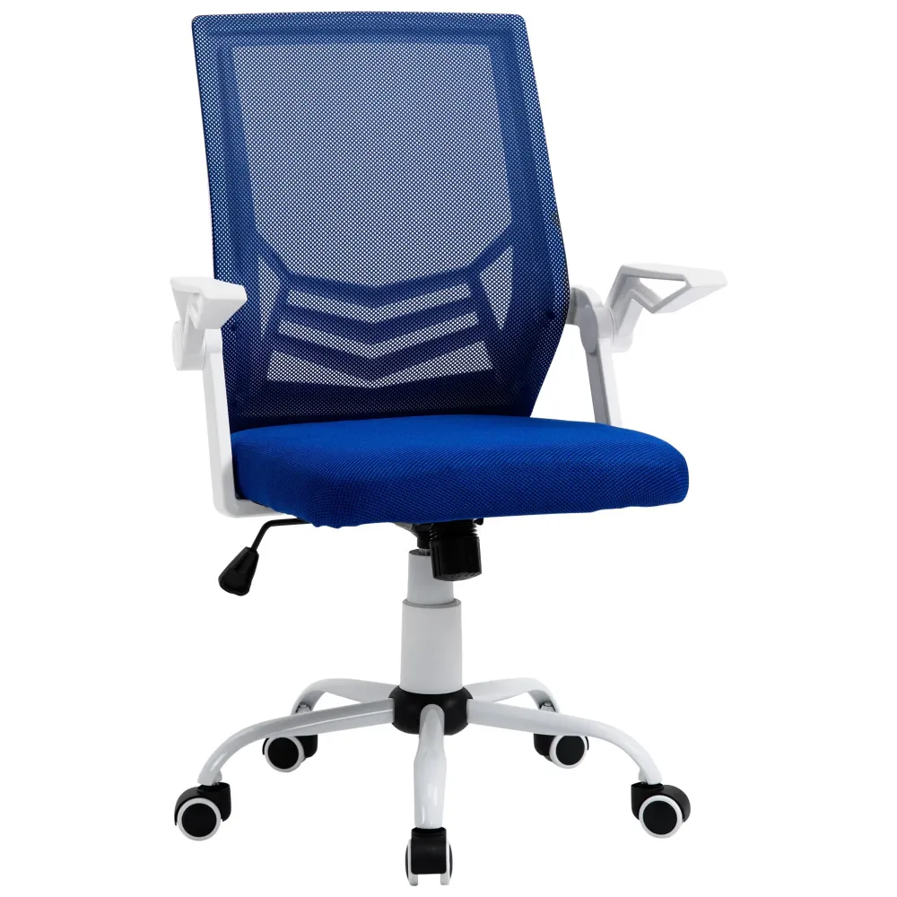 EasyComfort Sedia da Ufficio Ergonomica con Braccioli e Supporto Lombare, Poltrona Ufficio Girevole e Altezza Regolabile T...