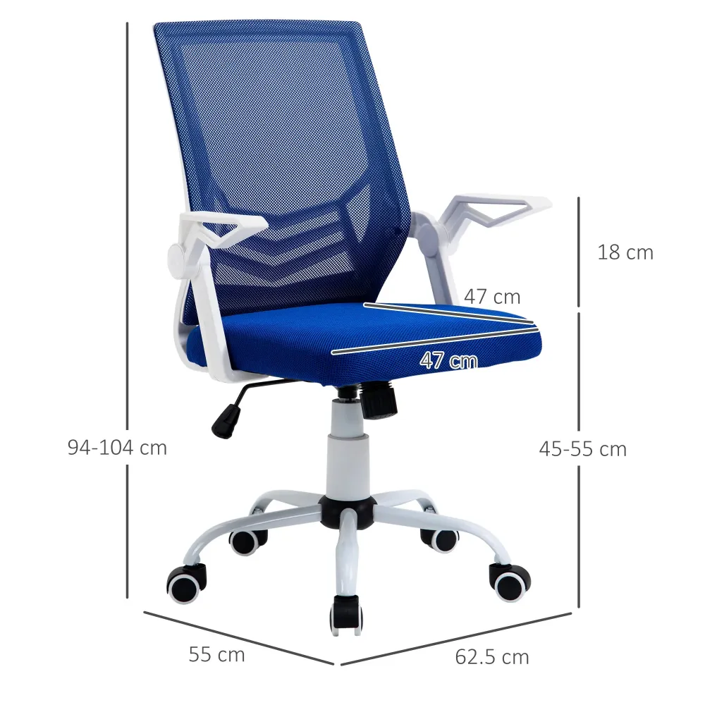EasyComfort Sedia da Ufficio Ergonomica con Braccioli e Supporto Lombare, Poltrona Ufficio Girevole e Altezza Regolabile T...