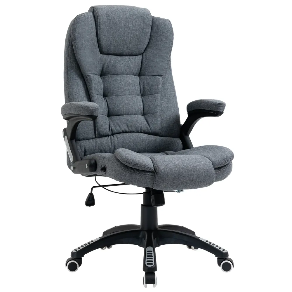 Easycomfort Sedia da Ufficio Ergonomica Reclinabile, Altezza Regolabile e Dondolamento, Poltrona Girevole con Ruote, 65x72...