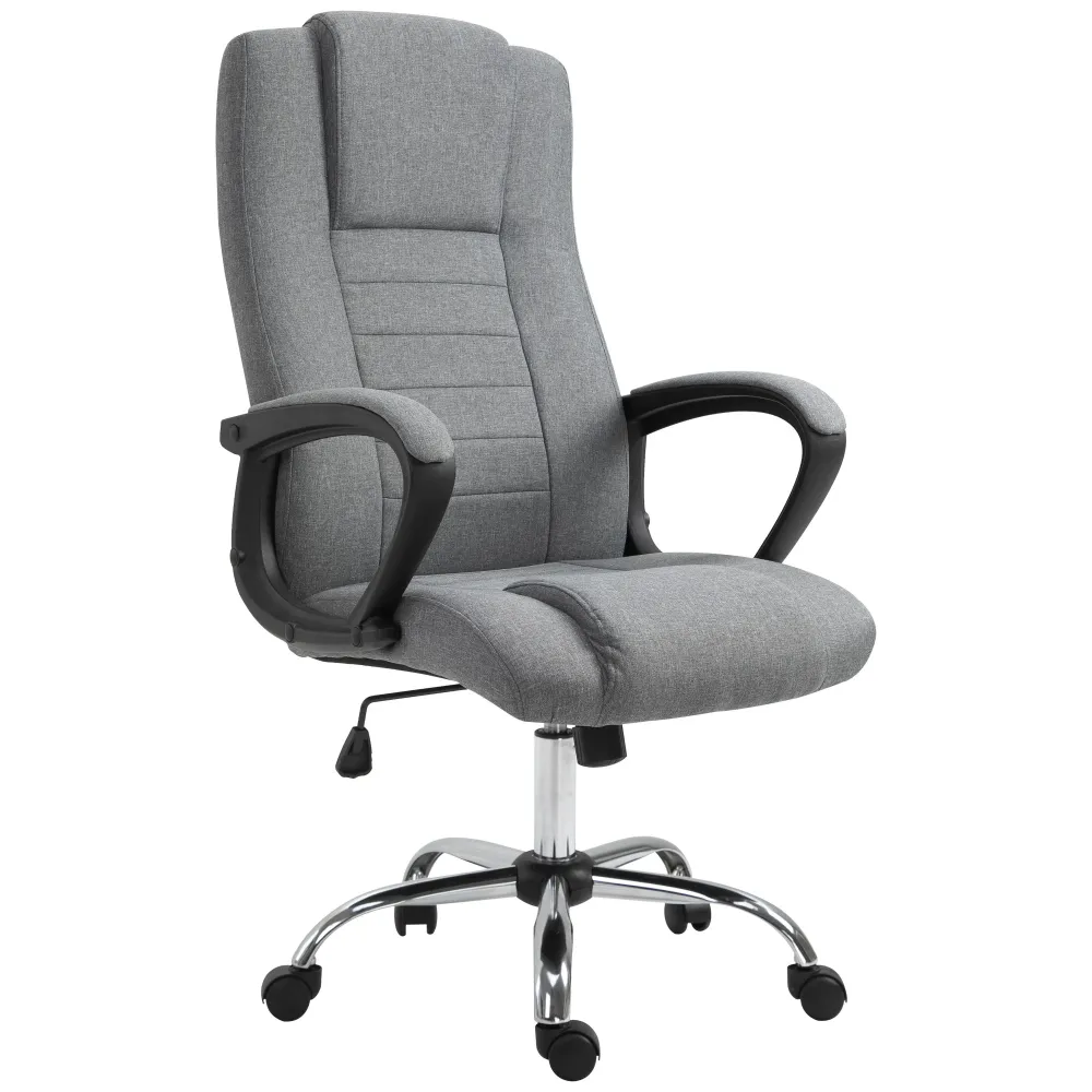 EasyComfort Sedia da Ufficio Presidenziale Ergonomica Basculante e Imbottita con Altezza e Inclinazione Regolabile, 62 x 7...