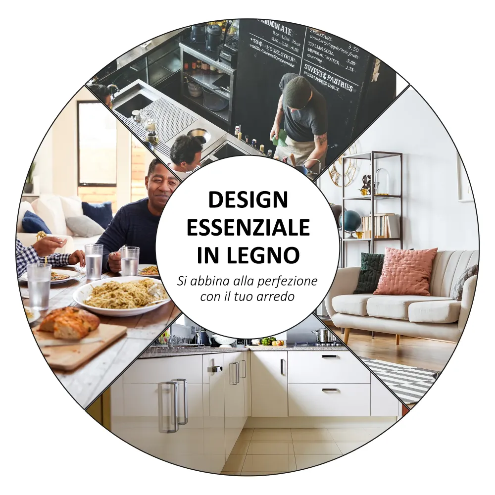 Easycomfort Set 2 Sgabelli Alti Stile Industriale, Sgabelli da Bar con Telaio Acciaio Nero e Seduta Legno, Sgabelli Vintag...