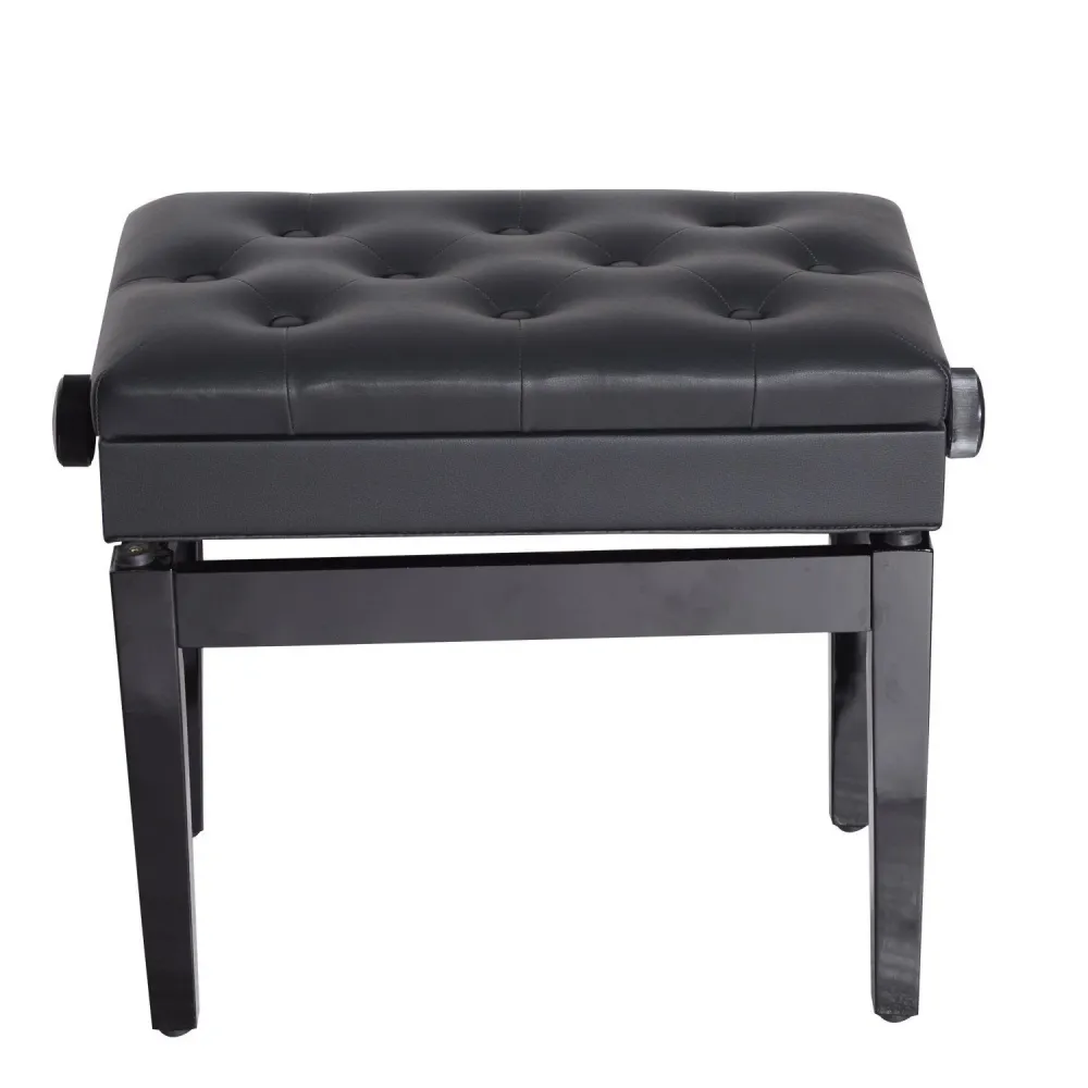 Easycomfort Sgabello panchetta panchina sedia per pianoforte con vano portaoggetti altezza regolabile