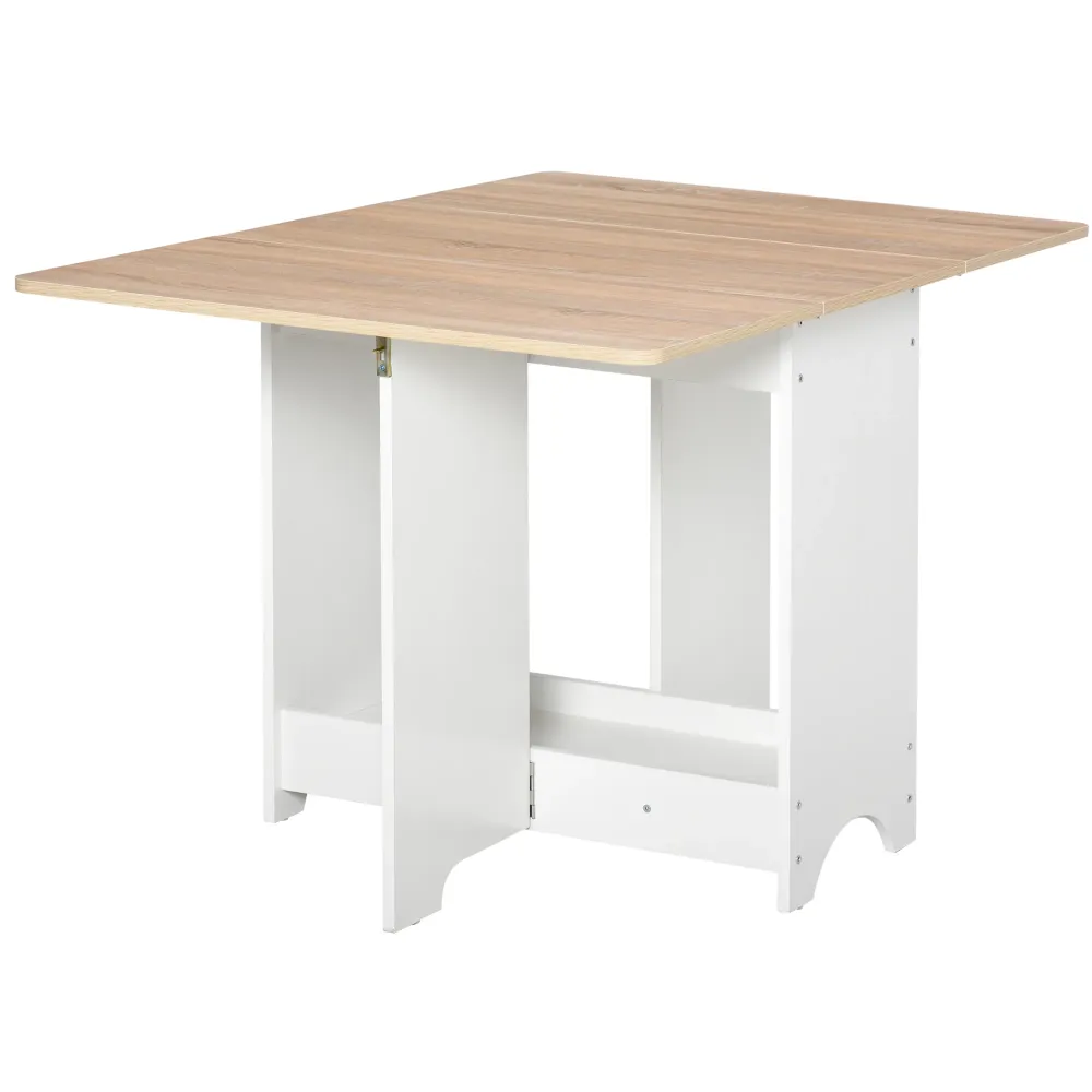 Easycomfort Tavolo Consolle Ribalta con Vano Mensola, Tavolino da Salotto e Cucina, Tavolo Ribalta, Pieghevole, Salvaspazi...