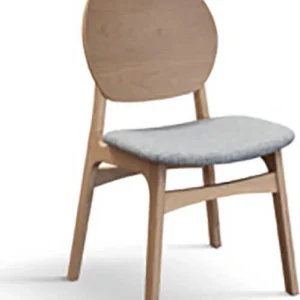 ELARA - poltrona moderna legno cm 51 x 55,5 x 89 h Quercia Chiaro Milani Home