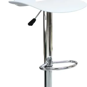 EMMETT - sgabello moderno da bar e sala da pranzo Bianco Milani Home