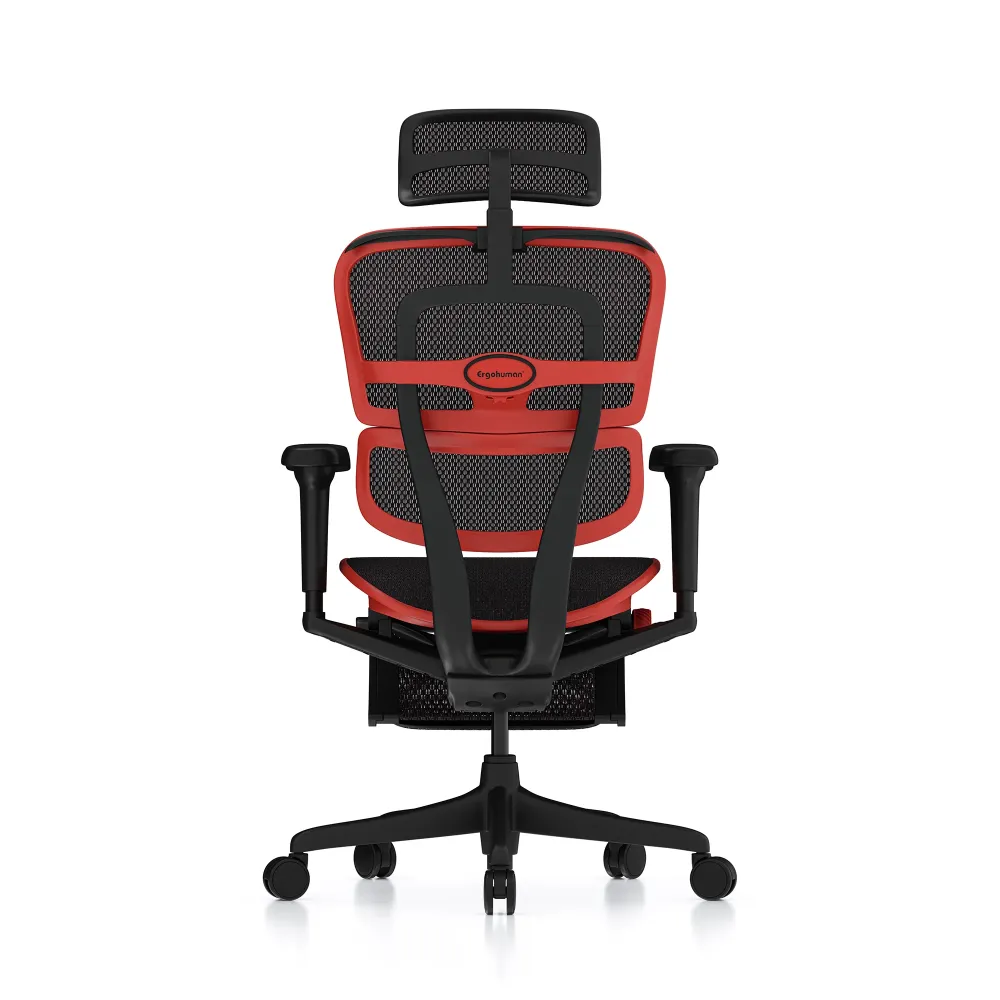 Ergohuman Ultra sedia da gaming, edizione rossa