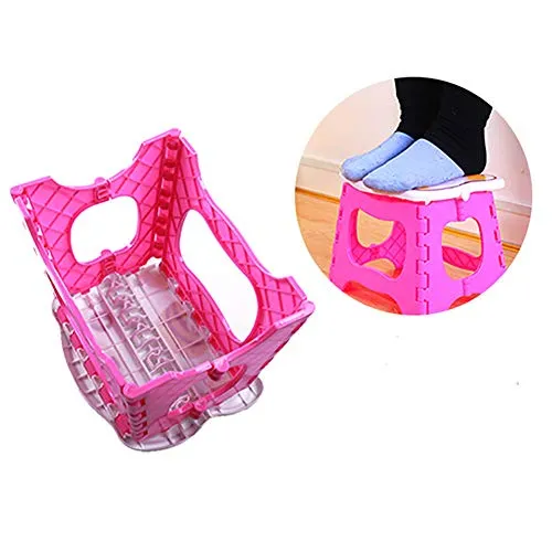 FAPROL Sgabello per Bambini Sgabello Pieghevole Pieghevole per Bagno Mini Sgabelli Pieghevoli per Bagno Tenere Senza Sforz...