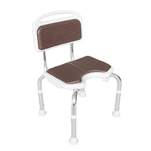 FCXBQ Sedia da Bagno/Sgabello da Bagno Sgabello da Bagno Regolabile Altezza Uomo Anziano Donne Incinte Sgabello da Doccia...