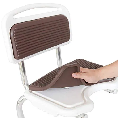 FCXBQ Sedia da Bagno/Sgabello da Bagno Sgabello da Bagno Regolabile Altezza Uomo Anziano Donne Incinte Sgabello da Doccia...