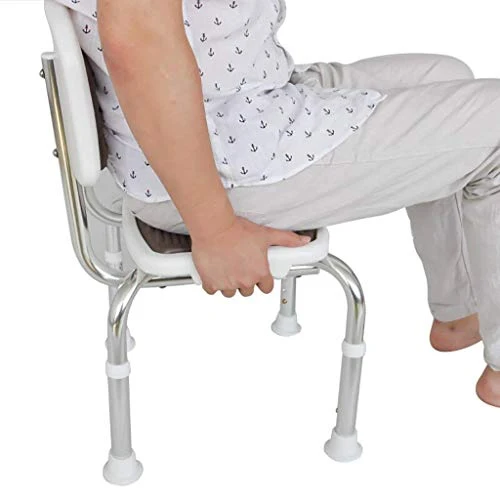 FCXBQ Sedia da Bagno/Sgabello da Bagno Sgabello da Bagno Regolabile Altezza Uomo Anziano Donne Incinte Sgabello da Doccia...