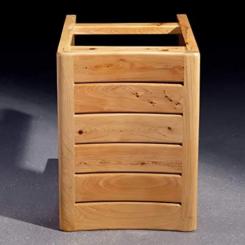 FCXBQ Sgabello da Bagno Antiscivolo Sedia da Bagno per Anziani Sgabello da Bagno Legno massello Sgabello per Doccia Sgabel...