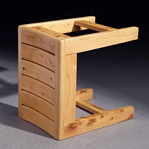 FCXBQ Sgabello da Bagno Antiscivolo Sedia da Bagno per Anziani Sgabello da Bagno Legno massello Sgabello per Doccia Sgabel...