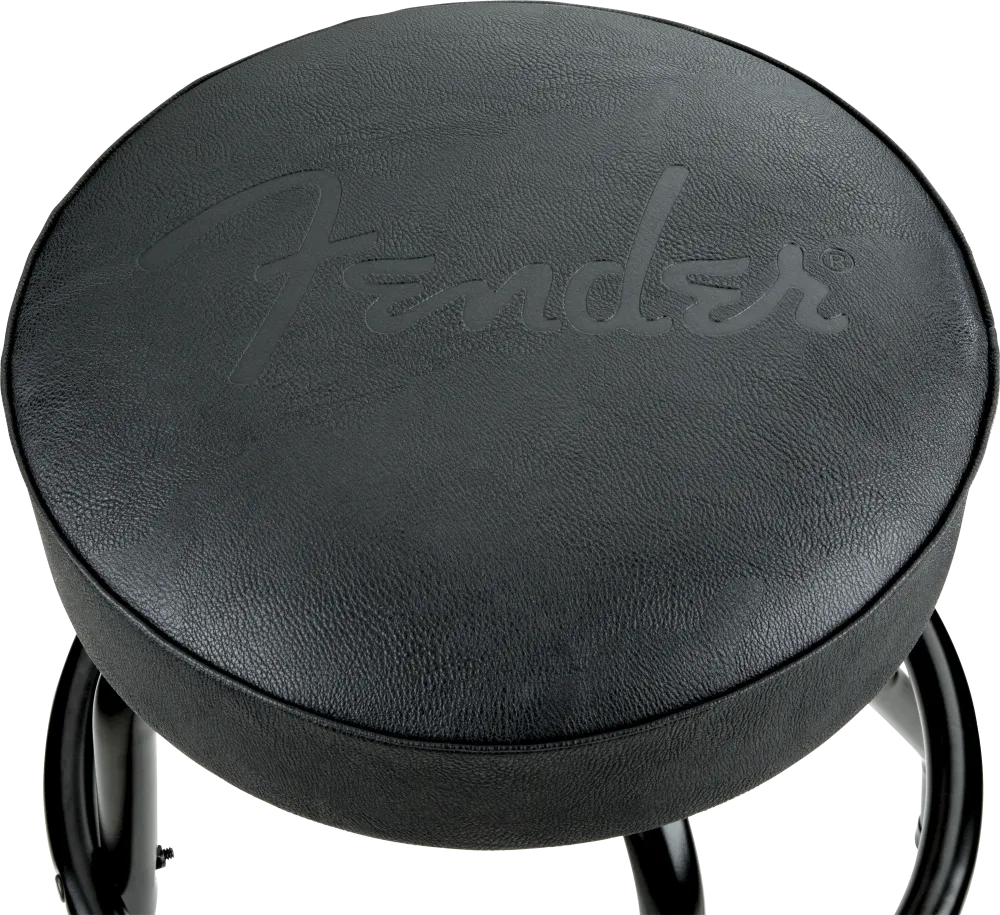 Fender® Embossed Black Logo Barstool, Black 24