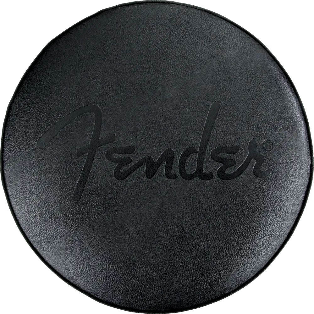 Fender® Embossed Black Logo Barstool, Black 24
