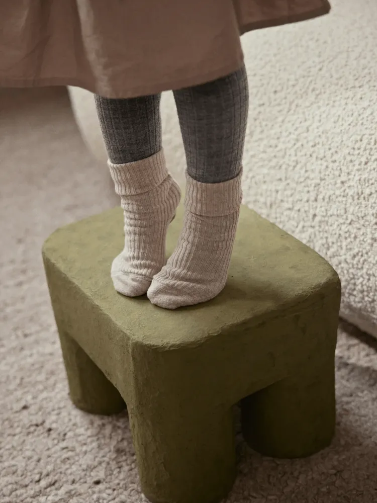 Ferm Living - Podo sgabello - kaki