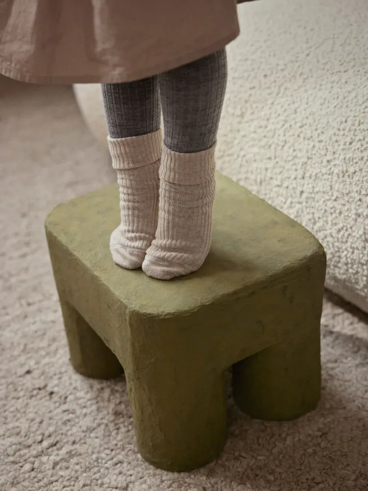 Ferm Living - Podo sgabello - kaki