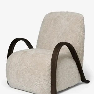 poltrona buur pelle di pecora Ferm Living