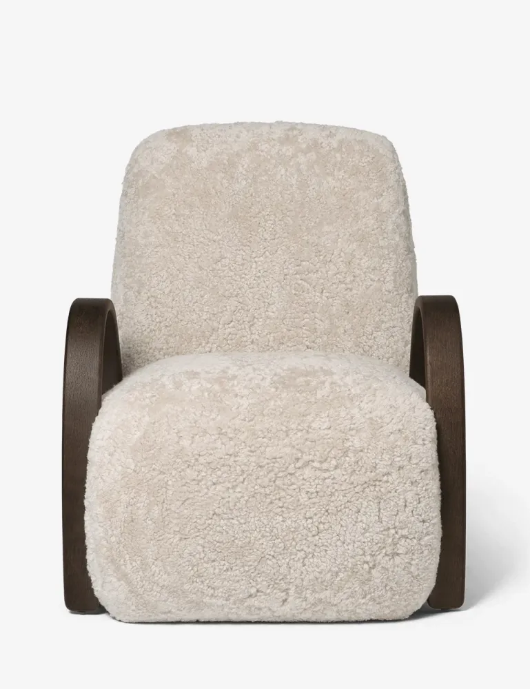 poltrona buur pelle di pecora Ferm Living