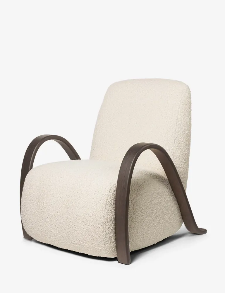 poltrona lounge buur nordic bouclé Ferm Living