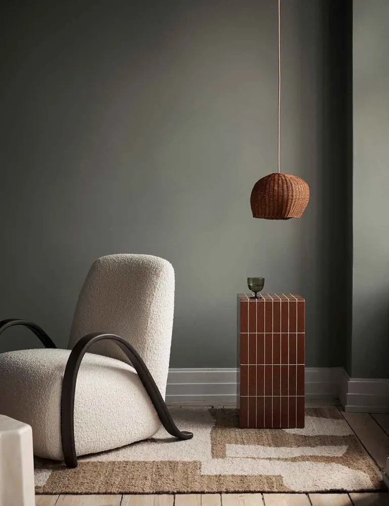 poltrona lounge buur nordic bouclé Ferm Living