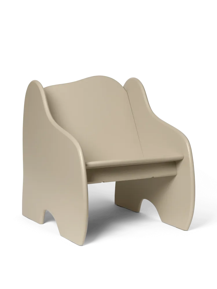 Ferm Living - Slope Lounge Chair - Cashmere