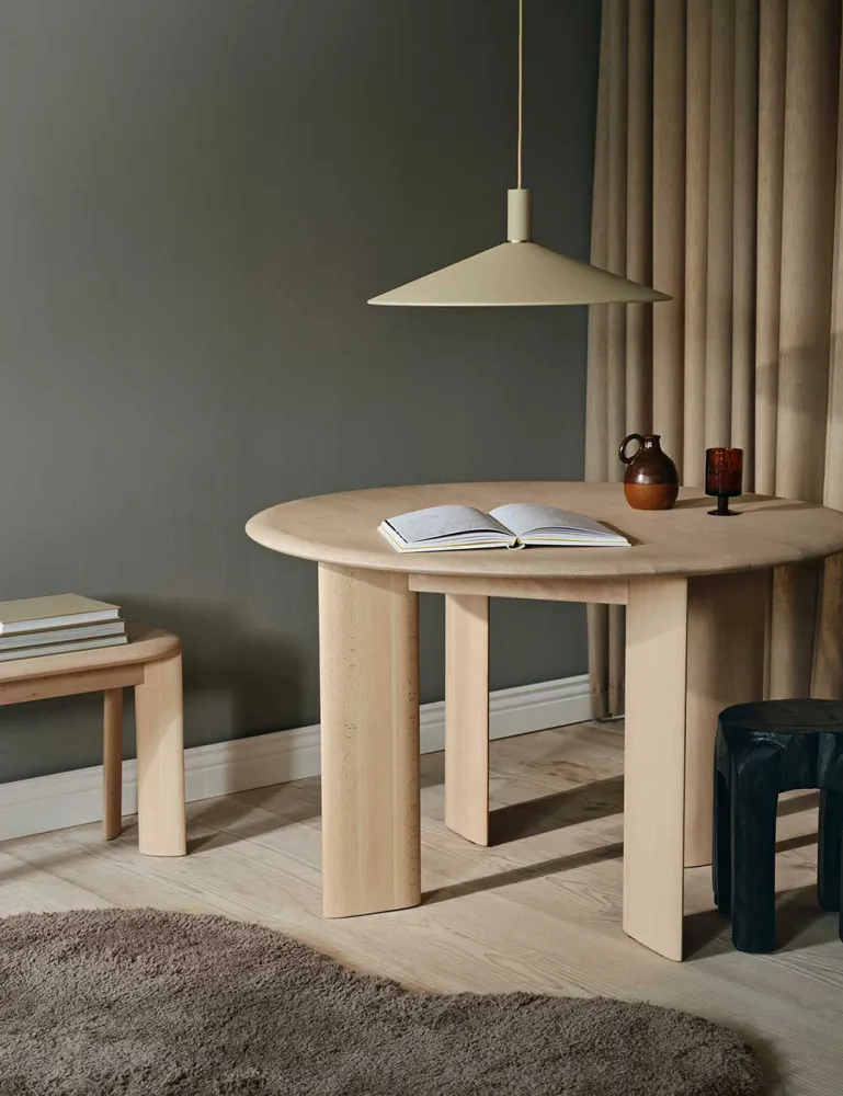 Tavolo Bevel Ø117 rovere Ferm Living
