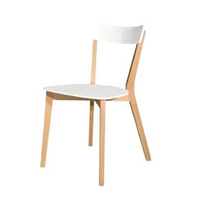 Fiona (SET 4 SEDIE) - Sedia legno bicolore