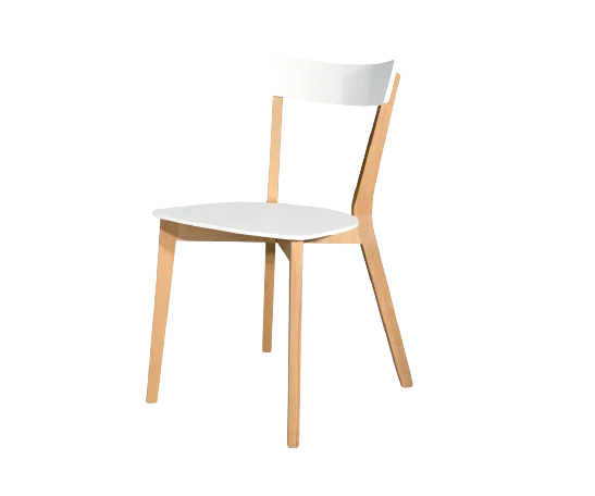Fiona (SET 4 SEDIE) - Sedia legno bicolore