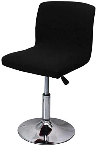 FLYAND Coperchio da sedia, Sgabello da bar nero Sgabello Back Schiera Sedia da bar Spandex Caso di sedile Elastico Caso da...