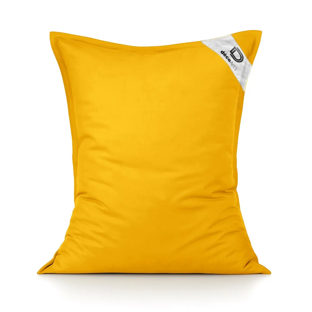 Fodera Pouf XL 120x80 Giallo Miele - (Fodera da Riempire - Interno/Esterno)