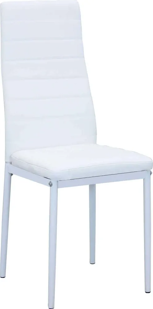 FRITZ - set di 4 sedie ecopelle Bianco Milani Home