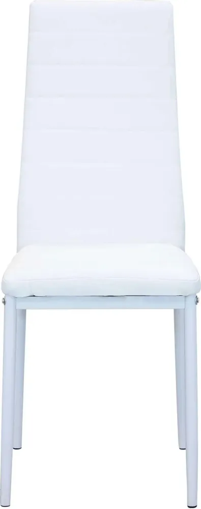 FRITZ - set di 4 sedie ecopelle Bianco Milani Home
