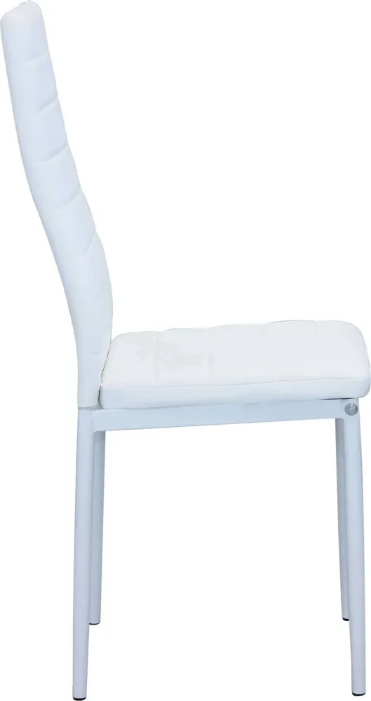 FRITZ - set di 4 sedie ecopelle Bianco Milani Home