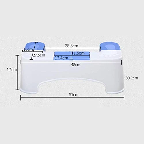 FSFF Sgabello per Bagno plastica Addensato per mobili/Sgabello per Bagno Antiscivolo/Sgabello da Bagno per Donna Incinta/P...