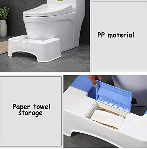 FSFF Sgabello per Bagno plastica Addensato per mobili/Sgabello per Bagno Antiscivolo/Sgabello da Bagno per Donna Incinta/P...