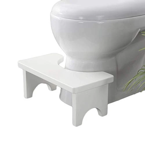 FXJ Sgabello Pedale Squatti Sgabello Solido Sgabello Basso Sgabello Bagno Bagno WC Antiscivolo Sgabello Legno Adatto Tutti...