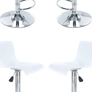 GABRIEL - set di 4 sgabelli Bianco Milani Home