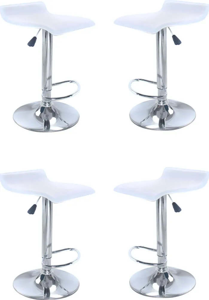 GALENO - set di 4 sgabelli Bianco Milani Home