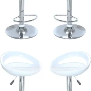 GALTERO - set di 4 sgabelli Bianco Milani Home