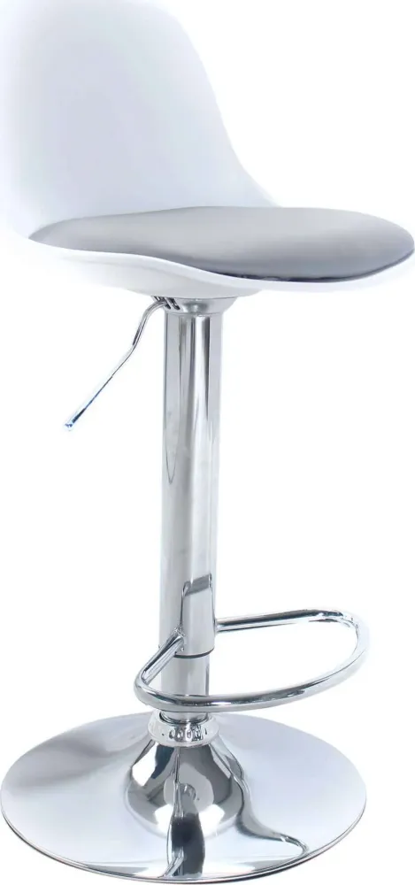 GASPARD - set di 2 sgabelli alti metallo Grigio chiaro Milani Home