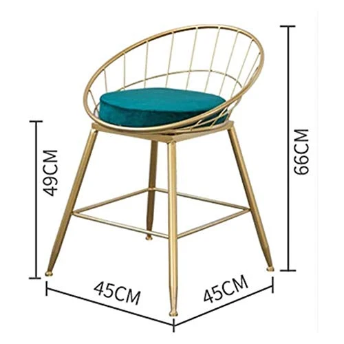 Generic002 Nordic Ferro Battuto Bar Sgabelli Domestica Dressing seggioloni sgabelli da Bar Sgabelli Moderna Sala Sedie Net...