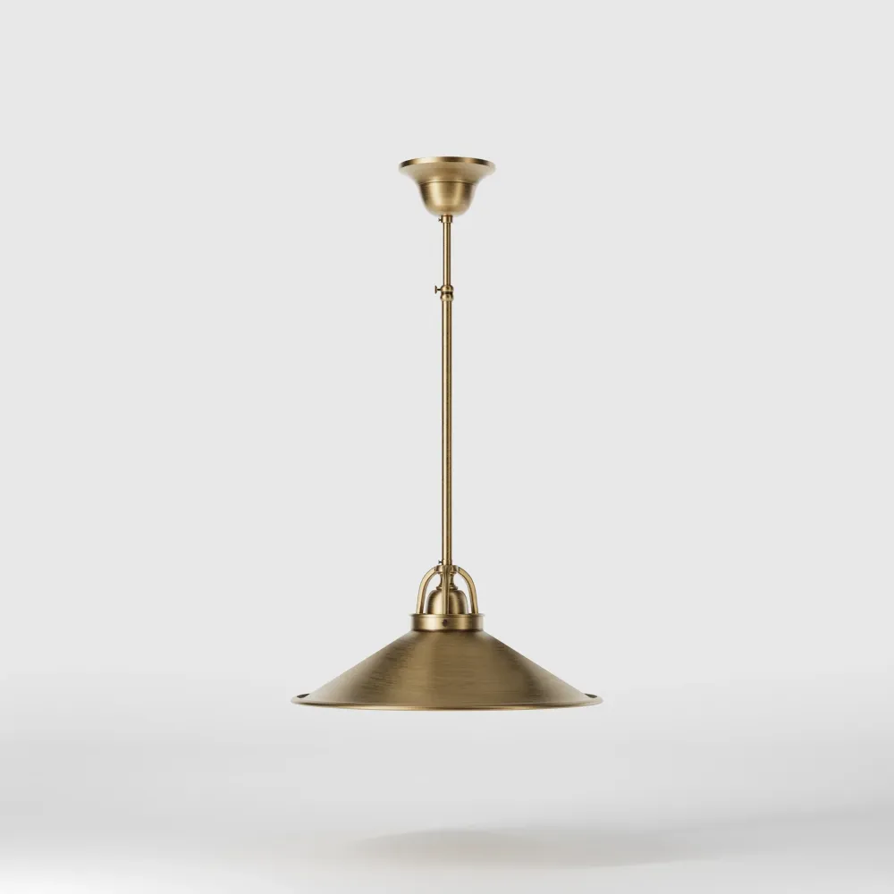 Lampada Sospensione Ottone Industrial Alice Ghidini 1849