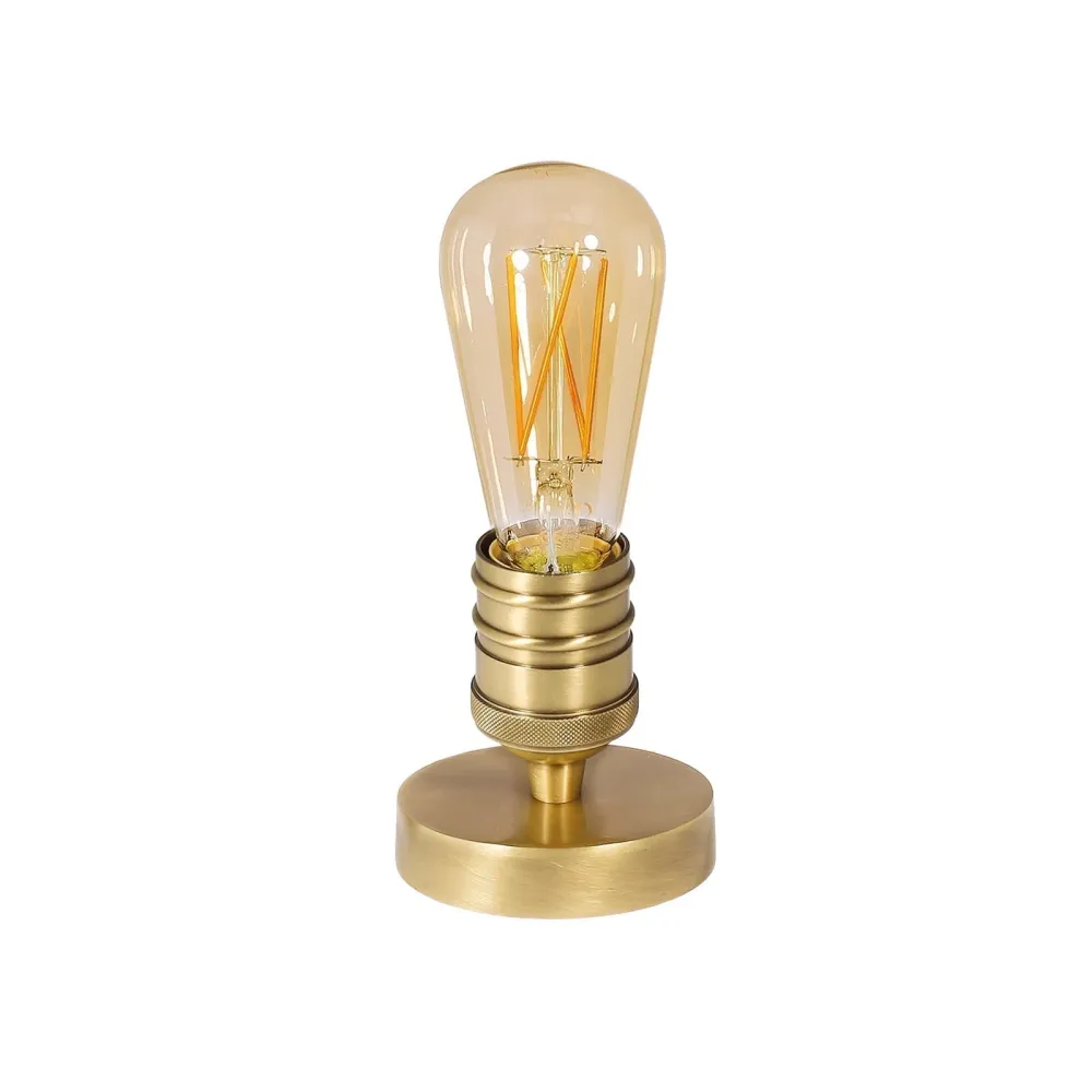 Lampada da Tavolo Industrial Ottone Vesta Ghidini 1849