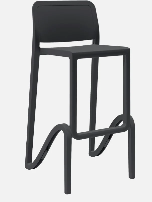 Giano Sgabello Cm.75 Antracite