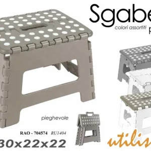 Gicos Rao/Sgabello Max 150Kg 30*22*22Cm