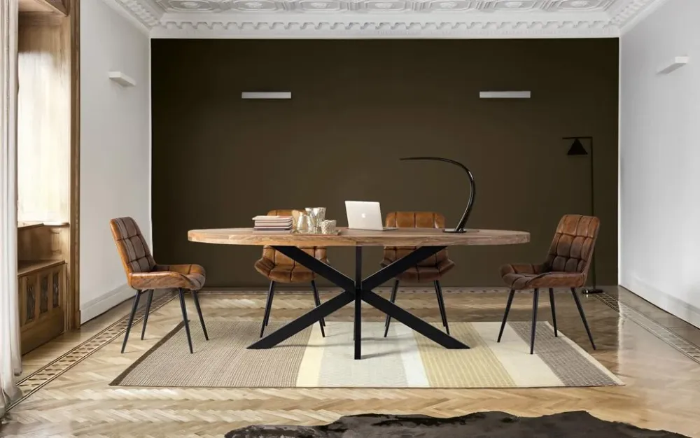 Sedia pelle 1754 Giner & Colomer